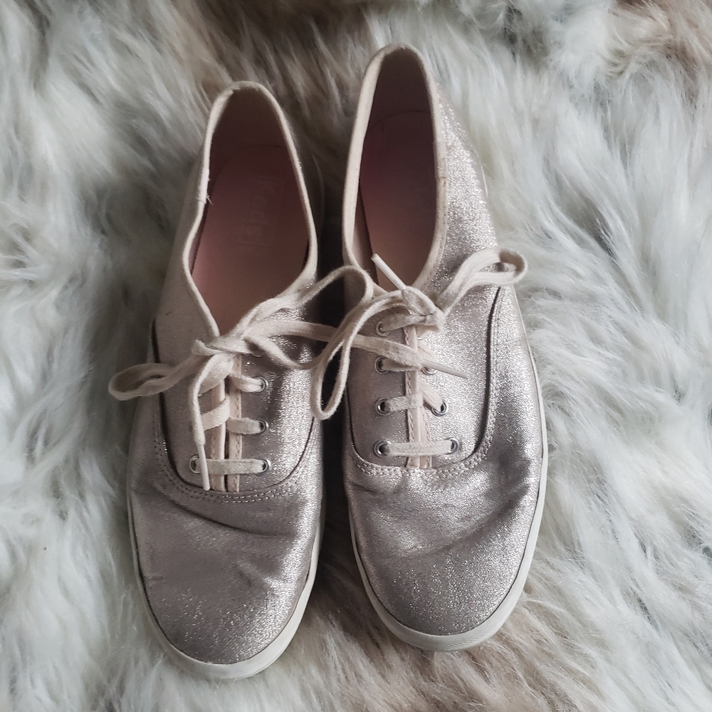 Meallic Gold Keds Ortholite